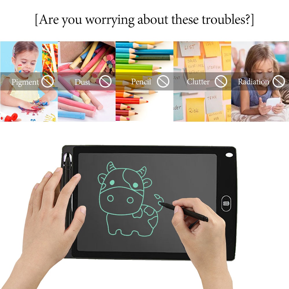 8.5Inch Electronic Drawing Board LCD Screen Writing Digital Graphic Drawing Tablets Electronic Handwriting Pad Toys for children
