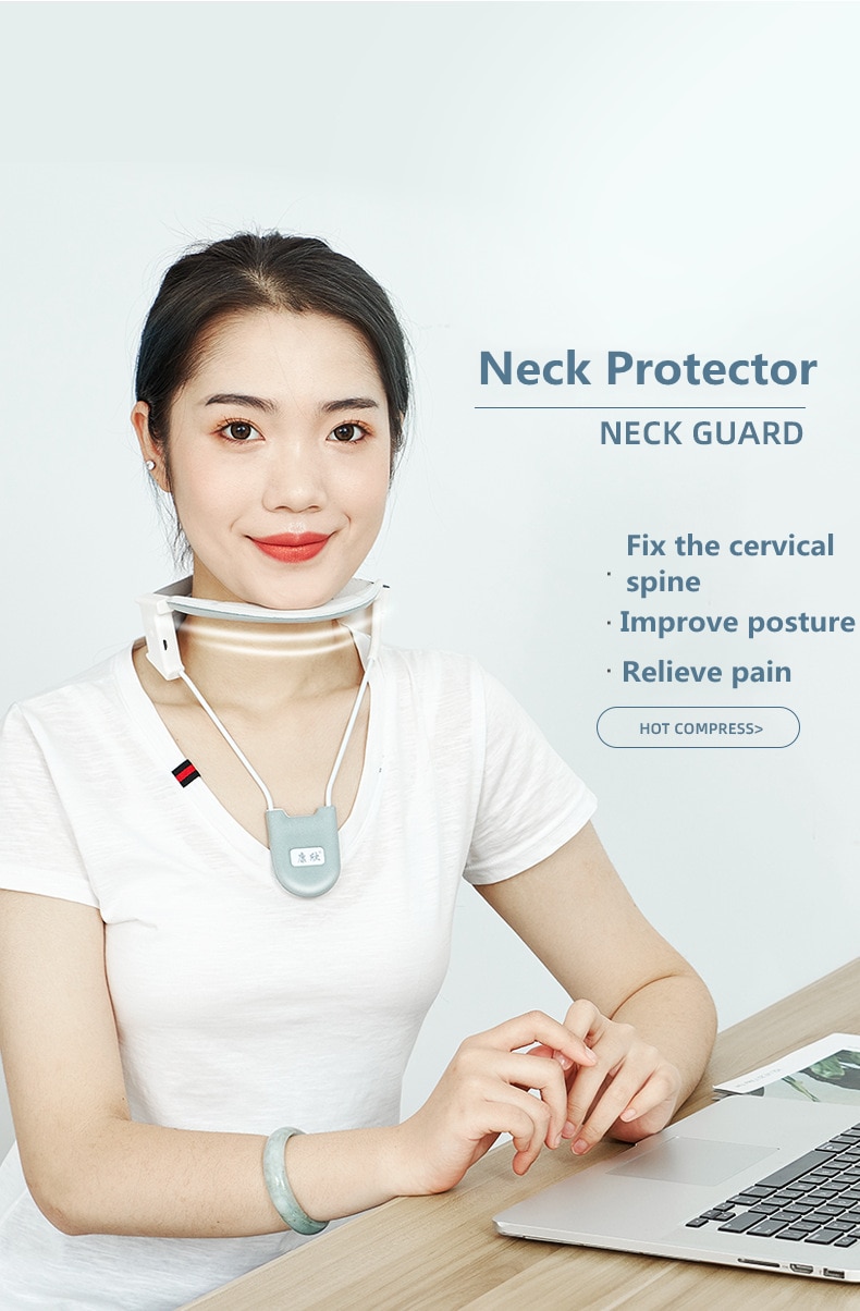 Lightweight NECK Helper Braces Pain,Supports Improving Forward Head Posture with heat Discreet Comfortable Cervical Collar