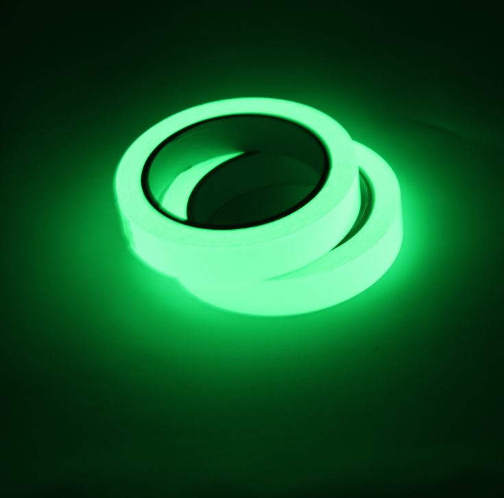 Reflective PET Glow in The Dark Green Luminous Emergency Lines Security Home Decorations PVC Tape Night Vision Warning Tape