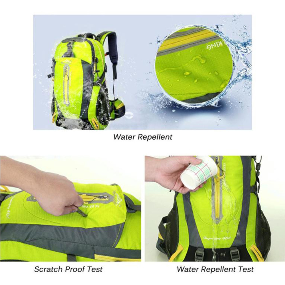 Waterproof Climbing Backpack Rucksack 40L Outdoor Sports Bag Travel Backpack Camping Hiking Backpack Women Trekking Bag For Men